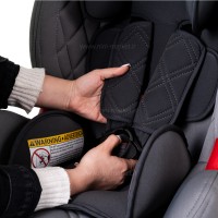 صندلی ماشین لورلی LORELLI مدل ایزوفیکس دار رنگ طوسی، نوک مدادی