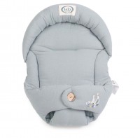 قنداق سوئیسی طرح مرغابی موسلین رنگ طوسی isiz