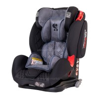 صندلی ماشین لورلی LORELLI مدل ایزوفیکس دار رنگ مشکی، نوک مدادی