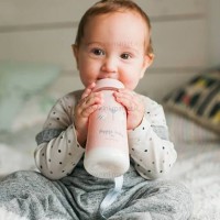 شيشه شير 360 ميل خرگوش تمام رنگ صورتی سواوینکس Suavinex