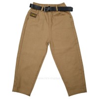 شلوار کتان اسپرت ساده کاراملی