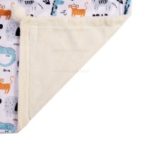 پتو دورپیچ مخمل طرح حیوانات جنگل برند کارترز Carters