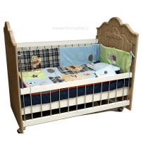 ست روتختی 8 تکه - تکه دوزی طرح زرافه بیبی فور لایف Baby4life