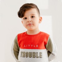 بلوز شلوار پسرانه طرح سه رنگ،رنگ سبز ایندیگو Indigo