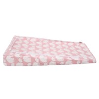 تشک شیبدار گاردار طرح فیل و بچه رنگ صورتی برند ایسیز Isiz