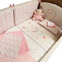 سرویس رختخواب نوزاد 10 تکه طرح خرگوش بی بی فورلایف Baby4life