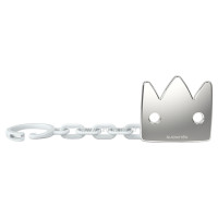 گيره پستانک طرح تاج رنگ نقره اي سواوینکس suavinex