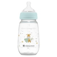 شیشه شیر آنتی‌کولیک 310 میل طرح زرافه رنگ سبز کیکابو Kikkaboo