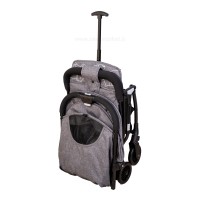 کالسکه تک تاشو چمدانی S1 طوسی بائوبائوهائو Baobaohao