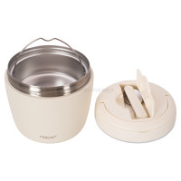 فلاسک غذا دو محفظه ای رنگ کرم پینکا Pinkah