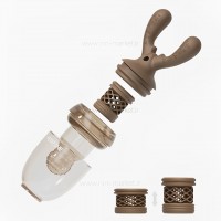 پستانک میوه‌خوری طرح شاخ گوزن رنگ سفید هی‌اورشی Heorshe