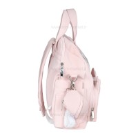 ساک لوازم کوله ای طرح گربه رنگ صورتی فندی Fendi