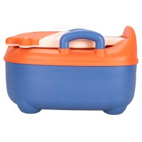 توالت آموزشی طرح گاو رنگ نارنجی سرمه ای بیبی هود Baby Hood