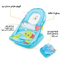 آسانشور طرح لاک پشت رنگ آبی ماستلا Mastela