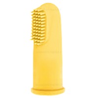 مسواک انگشتی سیلیکونی رنگ زرد امریکو بیبی Americo baby