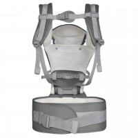 آغوشی مدل CHLOE deluxe  رنگ طوسی کیکابو Kikkaboo