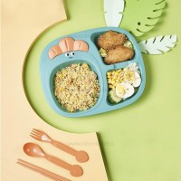 ظرف بامبو طرح هويج رنگ سبز منگلین Mengqilin