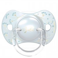 پستانک تکی بادامی 6 - 18 ماه طرح گلد سبز سواوینکس Suavinex(دارای جعبه)