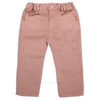 بلوز شلوار دخترانه طرح کلبه رنگ کرم و کالباسی ایندیگو Indigo