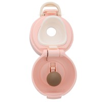 فلاسک آب رنگ کرم - صورتی 330 میل Yes – water