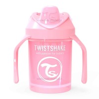 لیوان آبمیوه خوری 230 میل پاستل صورتی تویست شیک Twistshake