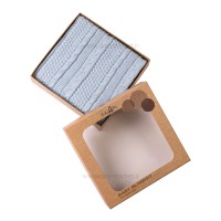 پتو بافت نوزاد رنگ آبی بی بی فورلایف Baby4life