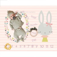 پارچه ماهگرد طرح خرگوش برند آلپی کیدز  LP Kids