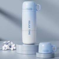 فلاسک آب 500 ميل رنگ آبی خارجی