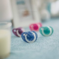 پستانک تکی 0 - 6 ماه ارتودنسی شب تاب طرح ستاره آبی سواوینکس Suavinex (بدون جعبه)