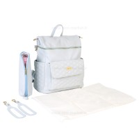 کوله پشتی و ساک لوازم نوزاد رنگ آبی یخی M&y مدل 7040