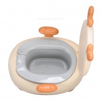 توالت آموزشي طرح گوزن رنگ کرم قهوه ای خارجی