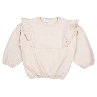 بلوز شلوار دخترانه طرح پلنگی رنگ کرم رابو Raboo