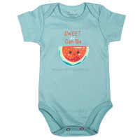 ست سه تکه اسپرت طرح دو هندوانه-راه راه رنگ سبزآبی برند دانالو Danaloo