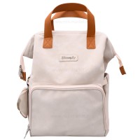 ساک لوازم کوله ای لاکچری کبریتی رنگ کرم Qz