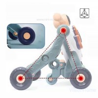 واکر موزیکال مدل موتور رنگ سبز  XINHAIAO