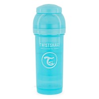 شیشه شیر آنتی کولیک 260 میل پاستل آبی تویست شیک Twistshake