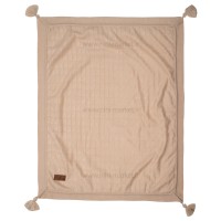 پتو بافت داخل خزدار رنگ کرم لیزا دیاموند Lisa Diamond