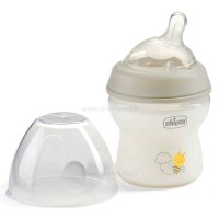 شیشه شیر استپ 150 میل +0 ماه رنگ طوسی چیکو Chicco