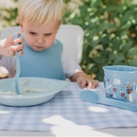 ست ظرف غذا 4 تکه رنگ آبی سواوینکس Suavinex