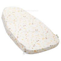 تشک گاردار آنتی رفلاکس 5 کاره طرح برگ و بلوط رنگ کرم ایسیز Isiz