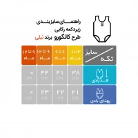 زیر دکمه رکابی طرح کانگور و دوستان رنگ کرم نیلی Nili