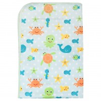 زيرانداز تعويض طرح اقيانوس سایز کوچک رنگ سبز ايسيز