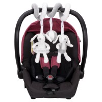 آويز مارپيچ طرح خرگوش سفید طوسی یانیک تویز Yanic Toys