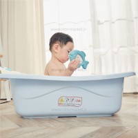 دماسنج حمام طرح ماهی رنگ آبی رووکو Rovco