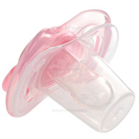 پستانک کلاسیک ساده رنگ صورتی 0-6 ماه اونت AVENT (فاقد جعبه)