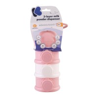 انبار غذای ۳ طبقه رنگ صورتی Kikkaboo کیکابو