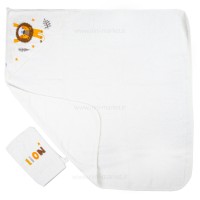 ست حوله دو تیکه طرح شیر رنگ سفید پاپو papo