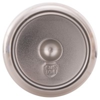 فلاسک آب استیل قفل دار تپل عروسکی رنگ نارنجی برند خارجی