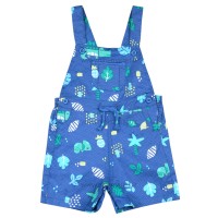 پیشبندی شورتی اسپرت طرح برگ رنگ سرمه ای