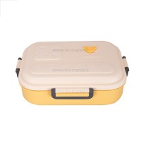 ظرف غذا استیل تقسیم دار طرح میکی موس کرم زرد خارجی